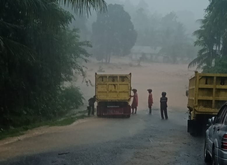 Hujan Deras, Bengkulu Tengah Banjir Lagi