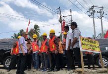 Tinjau Pembangunan Jalan, Gubernur Ingatkan Kontraktor