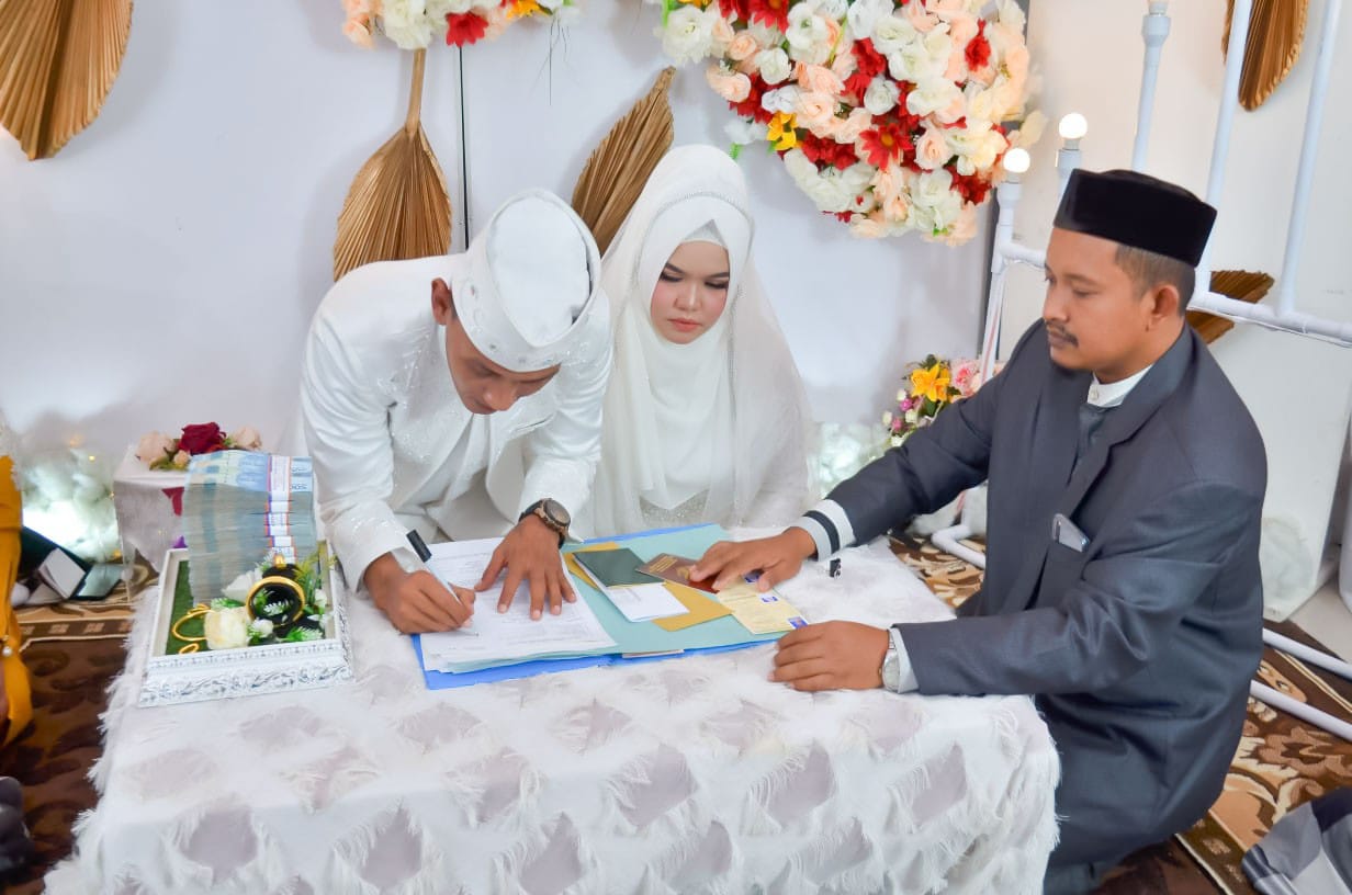 Duda Nikahi Gadis Aceh, Mahar 300gr Emas dan Uang 100 Juta Rupiah