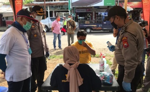 Sambut Hari Bhayangkara, Polres Bengkulu Selatan Gelar Rapid Test Gratis