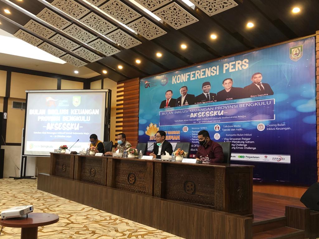 Pemprov Bengkulu, OJK dan LJK Gelar Bulan Inklusi Keuangan