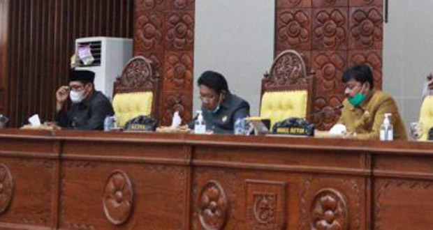 Banggar Setujui Raperda APBD-P Provinsi Bengkulu 2020 Dilanjutkan Pembahasannya