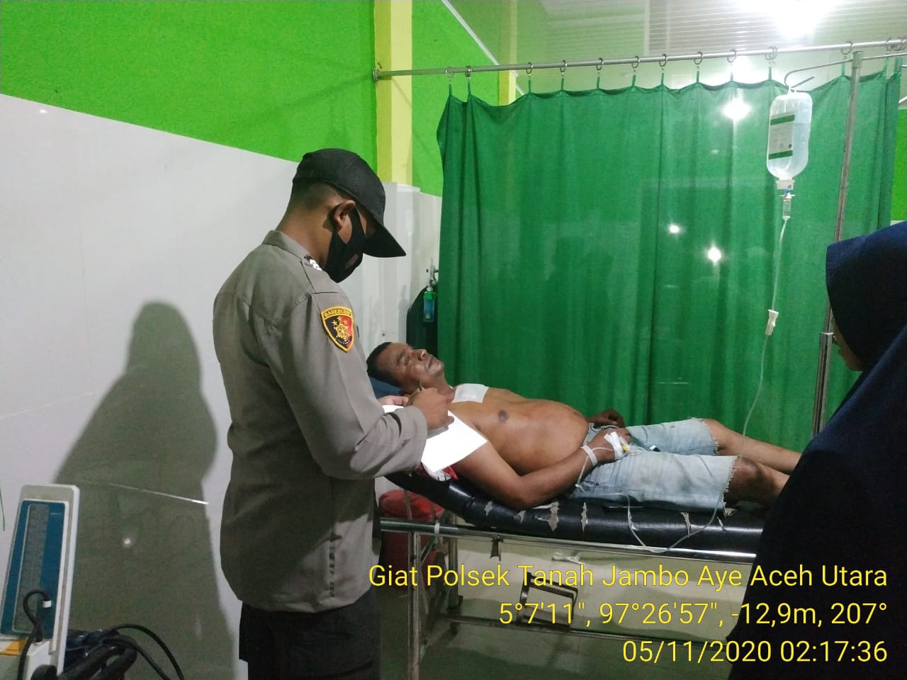 Pelaku Pembacokan Guru MIN di Tangkap Polres Aceh Utara di Kebun Sawit