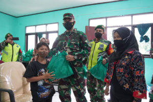 Jum’at Berkah Korem 061/Sk Mengabdi Melawan Covid kepada Anak Yatim Piatu dan Pondok Pesantren di Kota Bogor