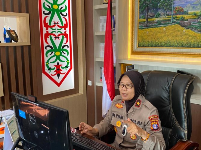 Wakapolda Kalteng Sebagai Narasumber Webinar Kuliah Kerja Dalam Negeri Pasis Dikreg ke-48 Sesko TNI tahun 2021