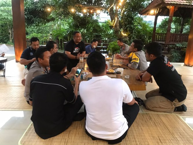 Hindari Gesekan Antara Suporter, Kapolres Semarang Gelar Koordinasi Dengan Ketua Panser Biru PSIS 