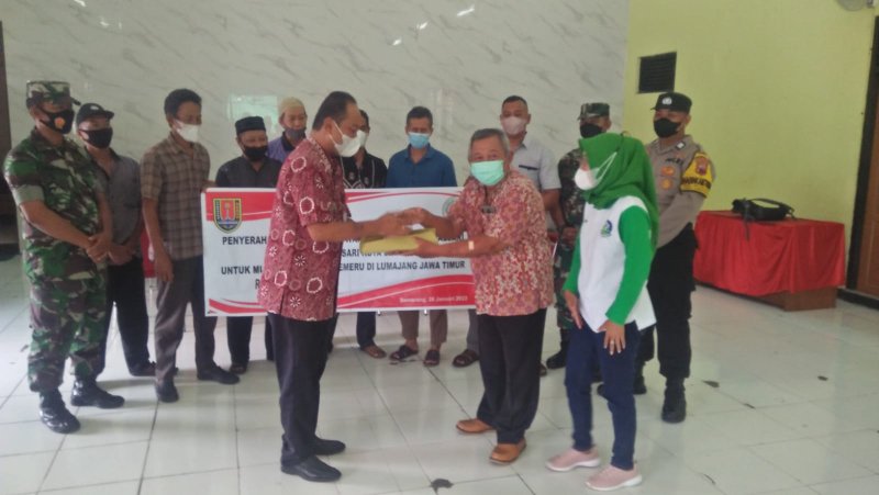 LPMK Tegalsari Kecamatan Candisari Galang Donasi untuk Korban Erupsi Gunung Semeru
