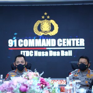 Kapolri Tinjau 91 Command Center di Bali Untuk Pastikan Pengamanan Event Internasional