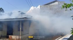 Barusan Terjadi Kantor Desa Tebat Monok Kebakaran