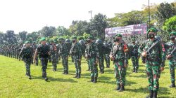 Pangdam IV/Diponegoro Lepas 555 Personel Satgas Yonif 405/SK ke Papua