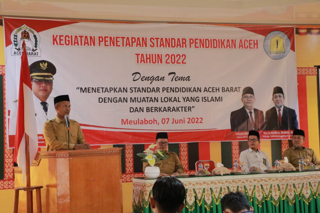 Ini Yang disampaikan Sekda Marhaban Saat Membuka Kegiatan Penetapan Standar Pendidikan Aceh