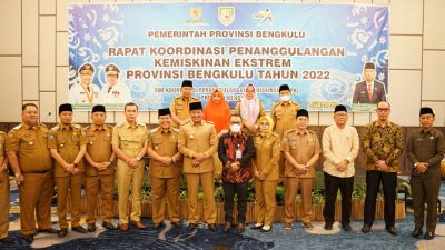 Buka Rakor TKPK, Wagub  Rosjonsyah: Kepala Daerah Harus Gotong Royong Atasi Kemiskinan di Bengkulu