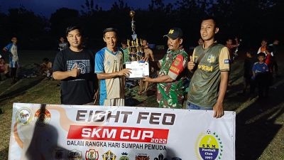 Pertama kali, Sepak Bola Bertajuk EIGHT FEO di Gelar Pemuda Sukamaju Desa Campakasari
