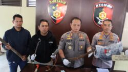 Press Release Kasus Meninggalnya Anggota Polri, Polresta Palangka Raya dan Polda Kalteng Amankan 8 Orang