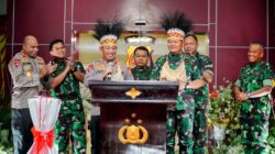 Bapak Panglima TNI dan Kepala Staf Resmikan Polda Papua Baru,Bapak Kapolri: Wujud Sinergitas Makin Kokoh