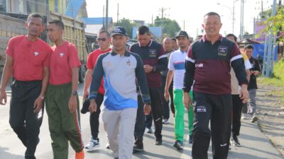 Jaga Sinergitas, TNI-Polri dan Forkopimda Aceh Barat Gelar Olahraga Bersama di Makodim 0105/Abar
