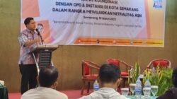 Perkuat Netralitas ASN, Bawaslu Ajak Koordinasi ASN se Kota Semarang