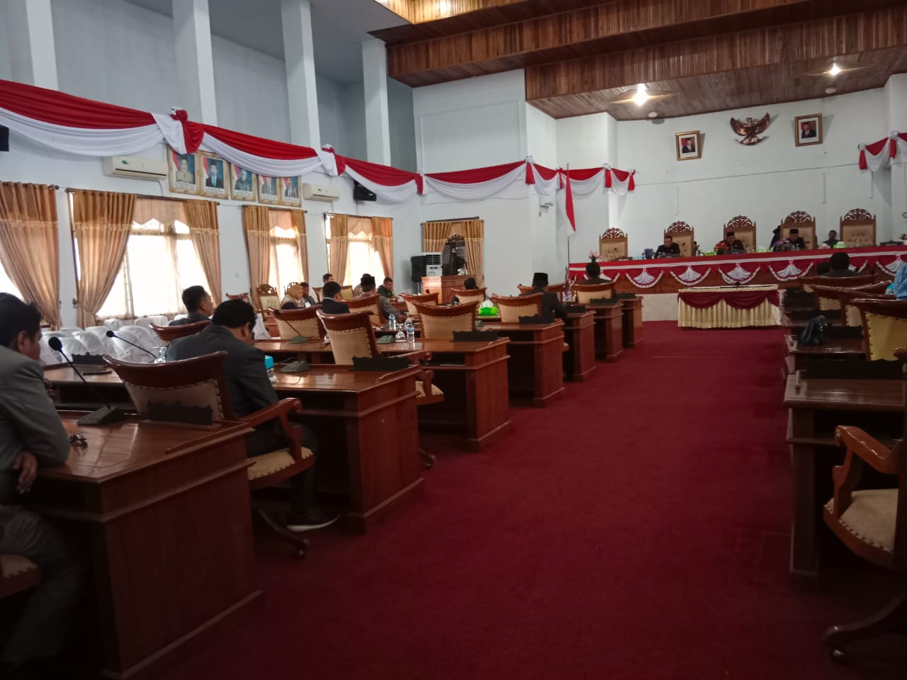Paripurna DPRD Seluma Dengan Agenda Pandangan Umum Fraksi Terhadap Raperda APBD Tahun 2022