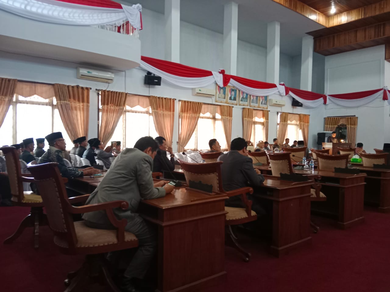 Paripurna DPRD Seluma Dengan Agenda Pandangan Umum Fraksi Terhadap Raperda APBD Tahun 2022