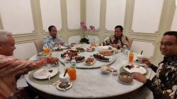 Tiga Bacapres Makan Bersama Dengan Presiden Jokowi