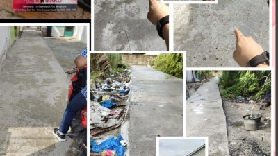 Dodi Antoni : Diduga Proyek Siluman di Lingkungan 5 Kelurahan Sidodadi Kecamatan Kota Kisaran Barat Tidak Ada Nama Jalannya