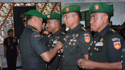 Mayjen TNI Widi Prasetijono Pimpin Sertijab Sejumlah Pejabat Kodam IV/Diponegoro