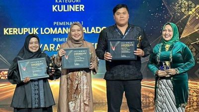 UMKM Kerupuk Lomang Balado UMMI Raih Juara Pertama BBI 2023