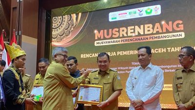Pemkab Aceh Barat Raih Anugerah Prof A. Madjid Ibrahim ke-X Bidang Perencanaan dan Pencapaian Daerah