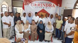 Ratusan Pendukung Antar Amiruddin, Mendaftar ke Partai Gerindra Sebagai Balon Bupati Aceh Barat